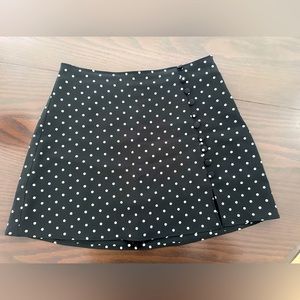 Zara Polka Dot Mini Skort, Size S